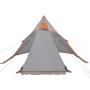 Tienda de campaña tipi para 5 personas impermeable gris by , tents - Ref: Foro24-4009409, Price: 78,69 €, Discount: %