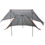 Tienda de campaña tipi para 5 personas impermeable gris by , tents - Ref: Foro24-4009409, Price: 78,69 €, Discount: %