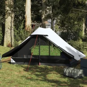 Tienda de campaña 2 personas tela opaca impermeable blanco by , tents - Ref: Foro24-4009437, Price: 100,21 €, Discount: %