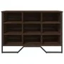 Ingenieurholzschuhmacher aus geräucherter Eiche 90x38x61,5 cm von , Schuhregale und Schuhorganisatoren - Ref: Foro24-848648, ...