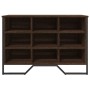 Zapatero de madera de ingeniería roble ahumado 90x38x61,5 cm by , Shoe racks and shoe organizers - Ref: Foro24-848648, Price:...