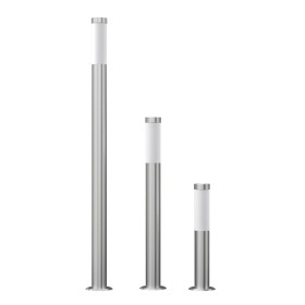 Gartenlampen-Set 3-teilig wasserdicht aus Edelstahl von vidaXL, Außenbeleuchtung - Ref: Foro24-40374, Preis: 63,91 €, Rabatt: %