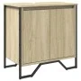 Armario lavabo baño madera ingeniería roble Sonoma 60x35x60 cm de , Muebles de baño - Ref: Foro24-848655, Precio: 56,54 €, De...