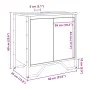 Armario lavabo baño madera ingeniería roble Sonoma 60x35x60 cm de , Muebles de baño - Ref: Foro24-848655, Precio: 56,54 €, De...