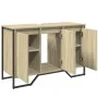 Waschbeckenunterschrank aus Sonoma-Eichenholz, 91x35x60 cm. von , Badezimmermöbel - Ref: Foro24-848660, Preis: 96,75 €, Rabat...