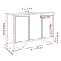 Armario lavabo baño madera ingeniería roble Sonoma 91x35x60 cm de , Muebles de baño - Ref: Foro24-848660, Precio: 96,75 €, De...
