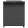 Gartenbank mit schwarzem Kunststoff-Rattankissen 116x46x57 cm. von , Gartenbänke - Ref: Foro24-363420, Preis: 131,55 €, Rabat...