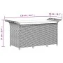 Gartenbank mit schwarzem Kunststoff-Rattankissen 116x46x57 cm. von , Gartenbänke - Ref: Foro24-363420, Preis: 131,55 €, Rabat...