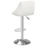 Küchenhocker aus weißem Kunstleder von , Küchenhocker - Ref: Foro24-335169, Preis: 94,76 €, Rabatt: %