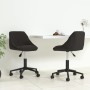 Drehstühle für Esszimmer, 2 Stück, schwarz, aus Samt von , Essstühle - Ref: Foro24-335492, Preis: 139,96 €, Rabatt: %