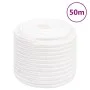 Intense white 18 mm 50 m polypropylene boat rope by , Ropes and metal cords - Ref: Foro24-152577, Price: 55,54 €, Discount: %