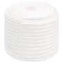 Intense white 18 mm 50 m polypropylene boat rope by , Ropes and metal cords - Ref: Foro24-152577, Price: 55,54 €, Discount: %