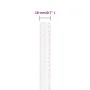 Intense white 18 mm 50 m polypropylene boat rope by , Ropes and metal cords - Ref: Foro24-152577, Price: 55,54 €, Discount: %