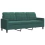 Zweiteiliges Sofaset mit dunkelgrünen Samtkissen. von , Sofas - Ref: Foro24-3278413, Preis: 585,74 €, Rabatt: %