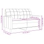 Zweiteiliges Sofaset mit dunkelgrünen Samtkissen. von , Sofas - Ref: Foro24-3278413, Preis: 596,77 €, Rabatt: %