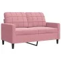 3-piece velvet pink sofa set with cushions by , Sofas - Ref: Foro24-3278424, Price: 621,92 €, Discount: %