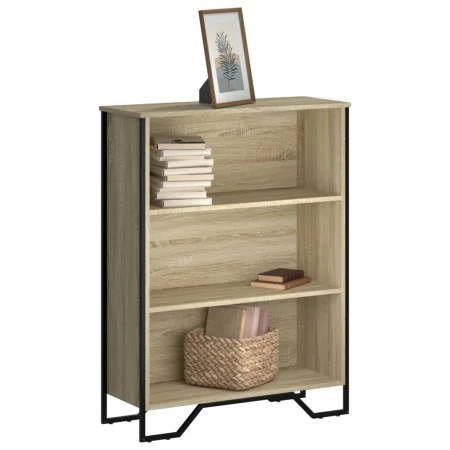 Engineered wood bookshelf in Sonoma oak, 80x31x106 cm. by , Bookcases and shelves - Ref: Foro24-848625, Price: 57,89 €, Disco...