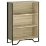 Engineered wood bookshelf in Sonoma oak, 80x31x106 cm. by , Bookcases and shelves - Ref: Foro24-848625, Price: 57,89 €, Disco...