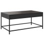 Coffee table with Infinity LED black 90x50x41 cm by , Coffee table - Ref: Foro24-847687, Price: 101,69 €, Discount: %