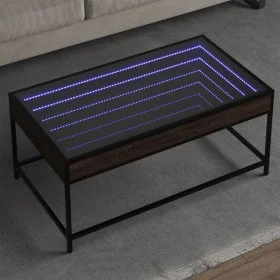 Mitteltisch mit Infinity LED in Eichenbraun 90x50x41 cm von , Couchtisch - Ref: Foro24-847691, Preis: 117,31 €, Rabatt: %
