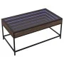 Coffee table with Infinity LED brown oak 90x50x41 cm by , Coffee table - Ref: Foro24-847691, Price: 117,31 €, Discount: %