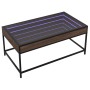 Mitteltisch mit Infinity LED in Eichenbraun 90x50x41 cm von , Couchtisch - Ref: Foro24-847691, Preis: 119,06 €, Rabatt: %