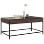 Coffee table with Infinity LED brown oak 90x50x41 cm by , Coffee table - Ref: Foro24-847691, Price: 117,31 €, Discount: %