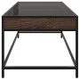Coffee table with Infinity LED brown oak 90x50x41 cm by , Coffee table - Ref: Foro24-847691, Price: 117,31 €, Discount: %