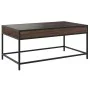 Coffee table with Infinity LED brown oak 90x50x41 cm by , Coffee table - Ref: Foro24-847691, Price: 117,31 €, Discount: %