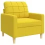 Dreiteiliges Sofaset aus hellem gelben Stoff. von , Sofas - Ref: Foro24-3278292, Preis: 608,78 €, Rabatt: %