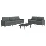 2-piece dark gray fabric sofa set by , Sofas - Ref: Foro24-3278320, Price: 479,12 €, Discount: %