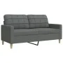 2-piece dark gray fabric sofa set by , Sofas - Ref: Foro24-3278320, Price: 479,12 €, Discount: %