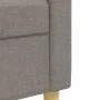 3-piece sofa set with gray taupe fabric ottoman by , Sofas - Ref: Foro24-3278334, Price: 563,52 €, Discount: %