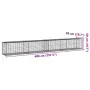 Gabion basket with galvanized iron cover 400x50x50 cm by , Pots and planters - Ref: Foro24-3295135, Price: 98,74 €, Discount: %