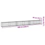 Gabionenkorb mit verzinktem Eisenüberdachung 600x50x50 cm von , Töpfe und Pflanzgefäße - Ref: Foro24-3295137, Preis: 153,69 €...