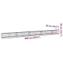 Gabion basket with galvanized iron cover 900x50x50 cm by , Pots and planters - Ref: Foro24-3295140, Price: 202,45 €, Discount: %