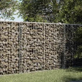 Cesta de gaviones con cubierta hierro galvanizado 100x50x100 cm de , Maceteros y jardineras - Ref: Foro24-3295142, Precio: 62...