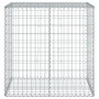 Gabion basket with galvanized iron cover 100x50x100 cm by , Pots and planters - Ref: Foro24-3295142, Price: 60,77 €, Discount: %