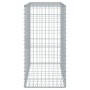 Gabion basket with galvanized iron cover 100x50x100 cm by , Pots and planters - Ref: Foro24-3295142, Price: 60,77 €, Discount: %