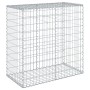 Gabion basket with galvanized iron cover 100x50x100 cm by , Pots and planters - Ref: Foro24-3295142, Price: 60,77 €, Discount: %