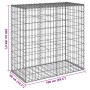 Gabion basket with galvanized iron cover 100x50x100 cm by , Pots and planters - Ref: Foro24-3295142, Price: 60,77 €, Discount: %