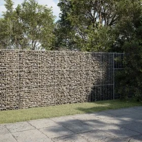 Gabionenkorb mit verzinktem Eisenüberdachung 300x50x150 cm von , Töpfe und Pflanzgefäße - Ref: Foro24-3295156, Preis: 171,93 ...