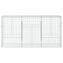 Gabionenkorb mit verzinktem Eisenüberdachung 300x50x150 cm von , Töpfe und Pflanzgefäße - Ref: Foro24-3295156, Preis: 168,08 ...