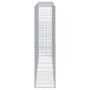 Gabion basket with galvanized iron cover 300x50x200 cm by , Pots and planters - Ref: Foro24-3295168, Price: 184,80 €, Discoun...