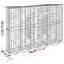Gabionenkorb mit verzinktem Eisenüberdachung 300x50x200 cm von , Töpfe und Pflanzgefäße - Ref: Foro24-3295168, Preis: 184,67 ...