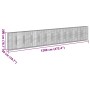 Gabionenkorb mit verzinkter Eisendeckung 1200x50x200cm. von , Töpfe und Pflanzgefäße - Ref: Foro24-3295177, Preis: 734,14 €, ...