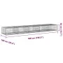 Cesta de gaviones con cubierta hierro galvanizado 500x100x50 cm de , Maceteros y jardineras - Ref: Foro24-3295182, Precio: 18...