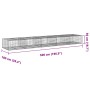 Gabion basket with galvanized iron cover 500x100x50 cm by , Pots and planters - Ref: Foro24-3295182, Price: 184,80 €, Discoun...