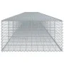Gabion basket with galvanized iron cover 1200x100x50cm by , Pots and planters - Ref: Foro24-3295189, Price: 480,33 €, Discoun...