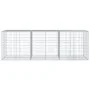Gabion basket with galvanized iron cover 300x100x100cm by , Pots and planters - Ref: Foro24-3295194, Price: 163,64 €, Discoun...